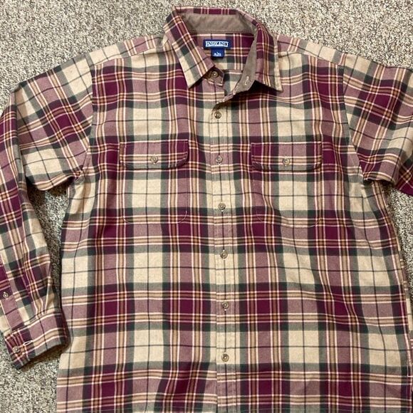 ALANDS END Vintage Men’s Shirt Size L 💯 Wool - Picture 2 of 8